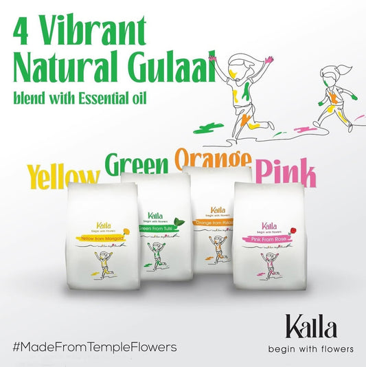 Kalla Holi Collection | 100g x 4 Colors