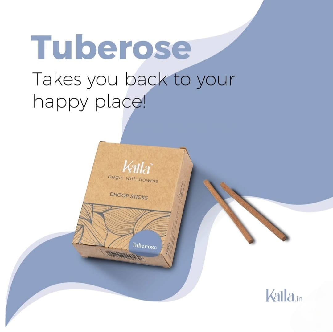 Kalla Natural Dhoop Sticks - Tuberose