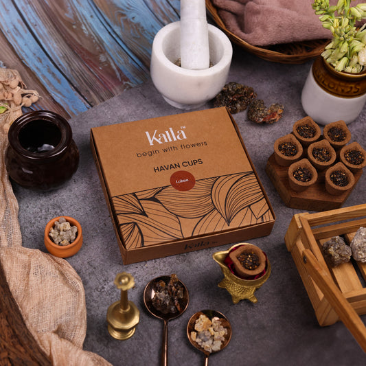 Kalla Natural Havan Cups - Loban