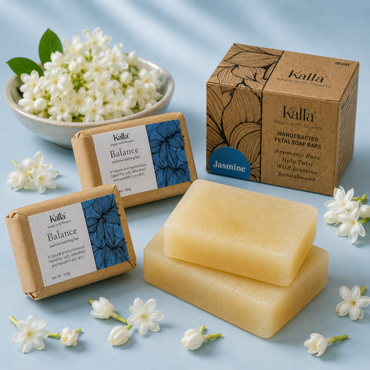 Kalla Balance Bathing Bars (100 * 4 = 400 gms) - Jasmine