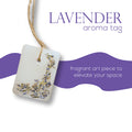 lavender aroma tag