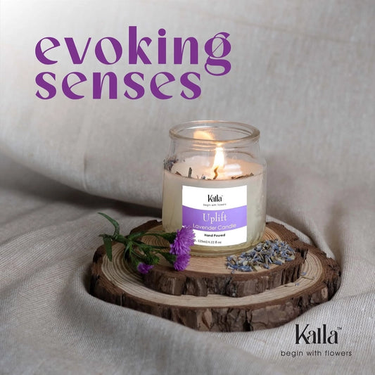 Kalla Uplift Lavender Candles