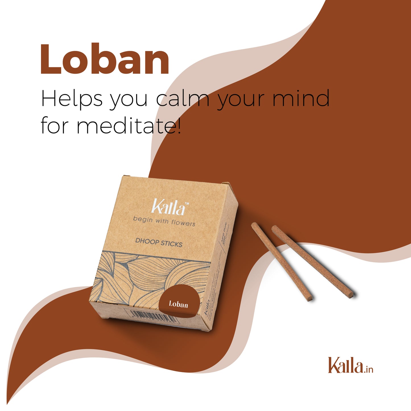 Kalla Natural Dhoop Sticks - Loban