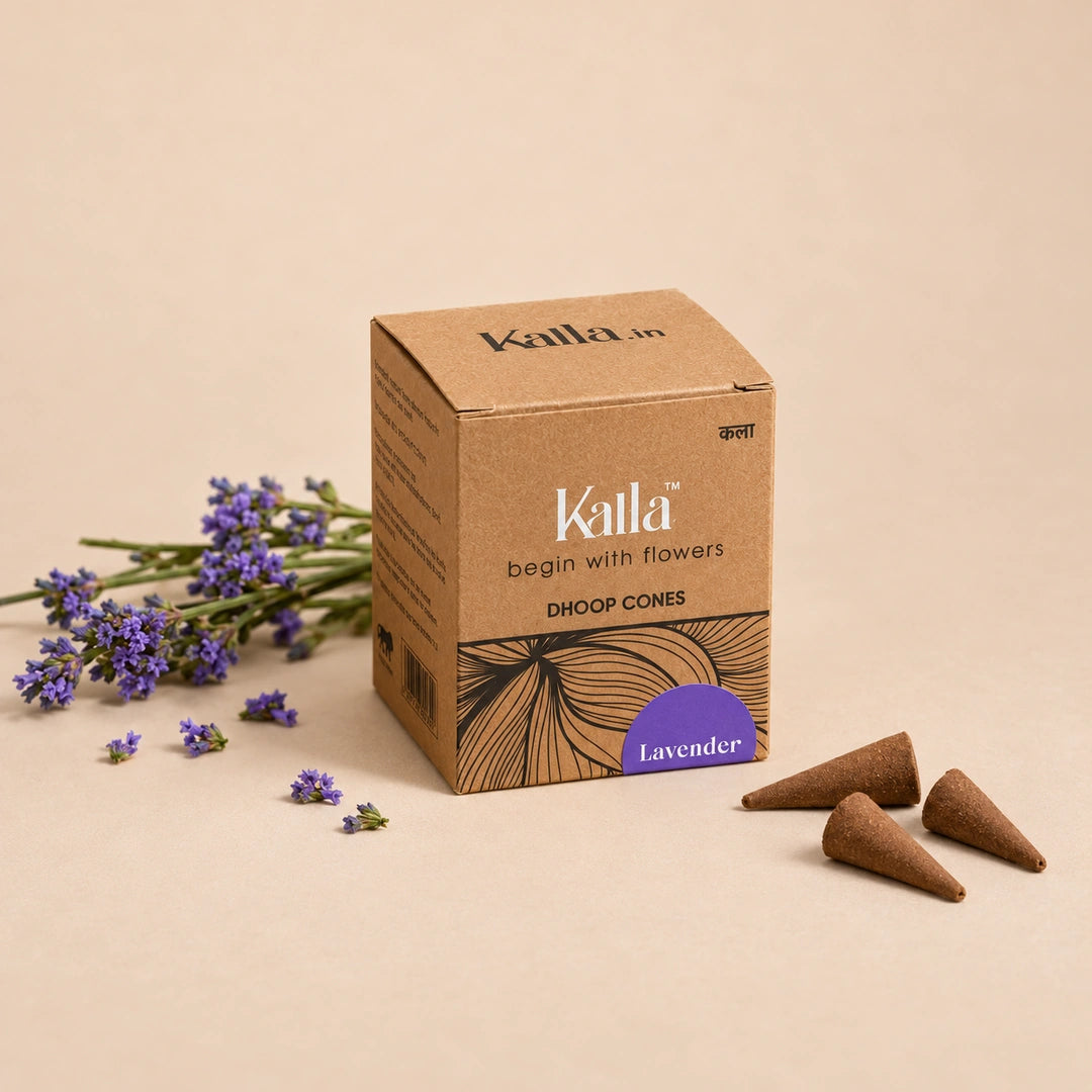 Lavender Dhoop Cones