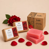 Rose Bathing Bars (Pack of 4)