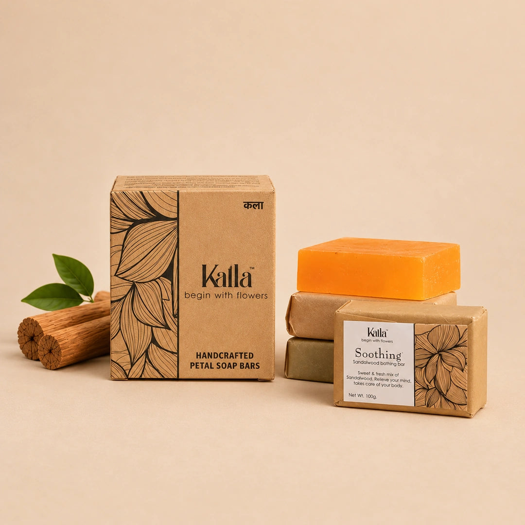 Sandalwood Bathing Bars (Pack of 4)