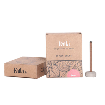 Kalla Natural Dhoop Sticks - Rose