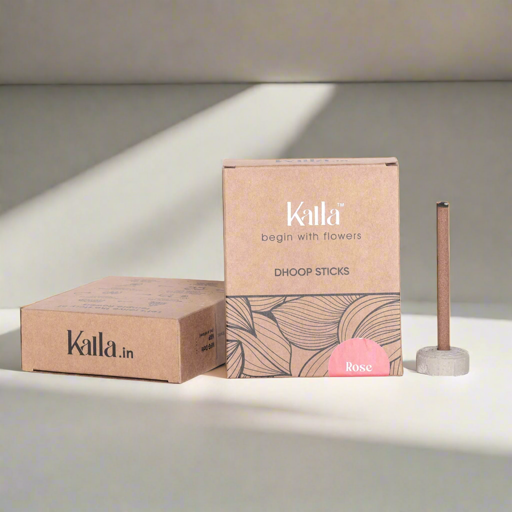 Kalla Natural Dhoop Sticks - Rose