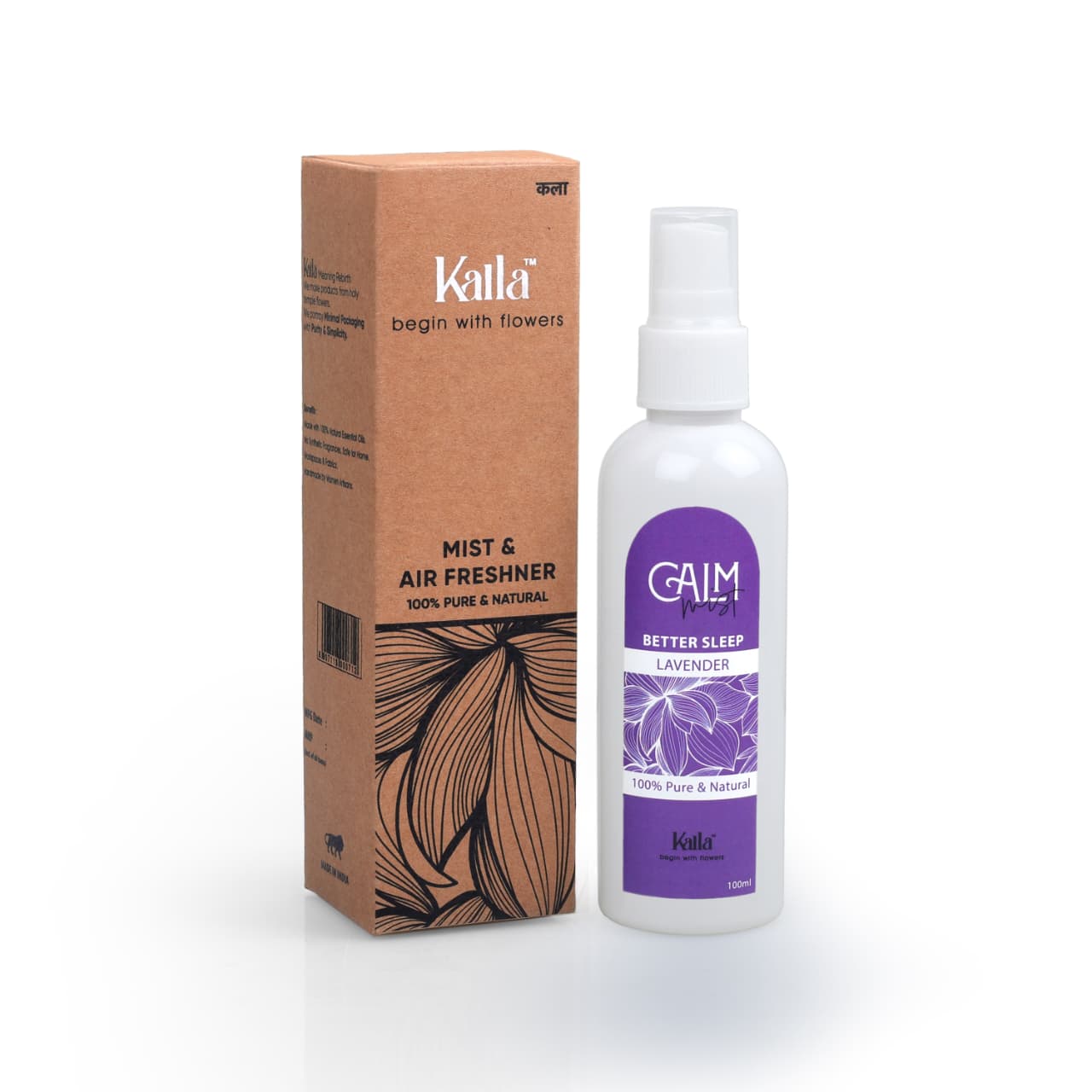 Kalla Mist & Air Freshner (100ml)- Lavender Calm Mist