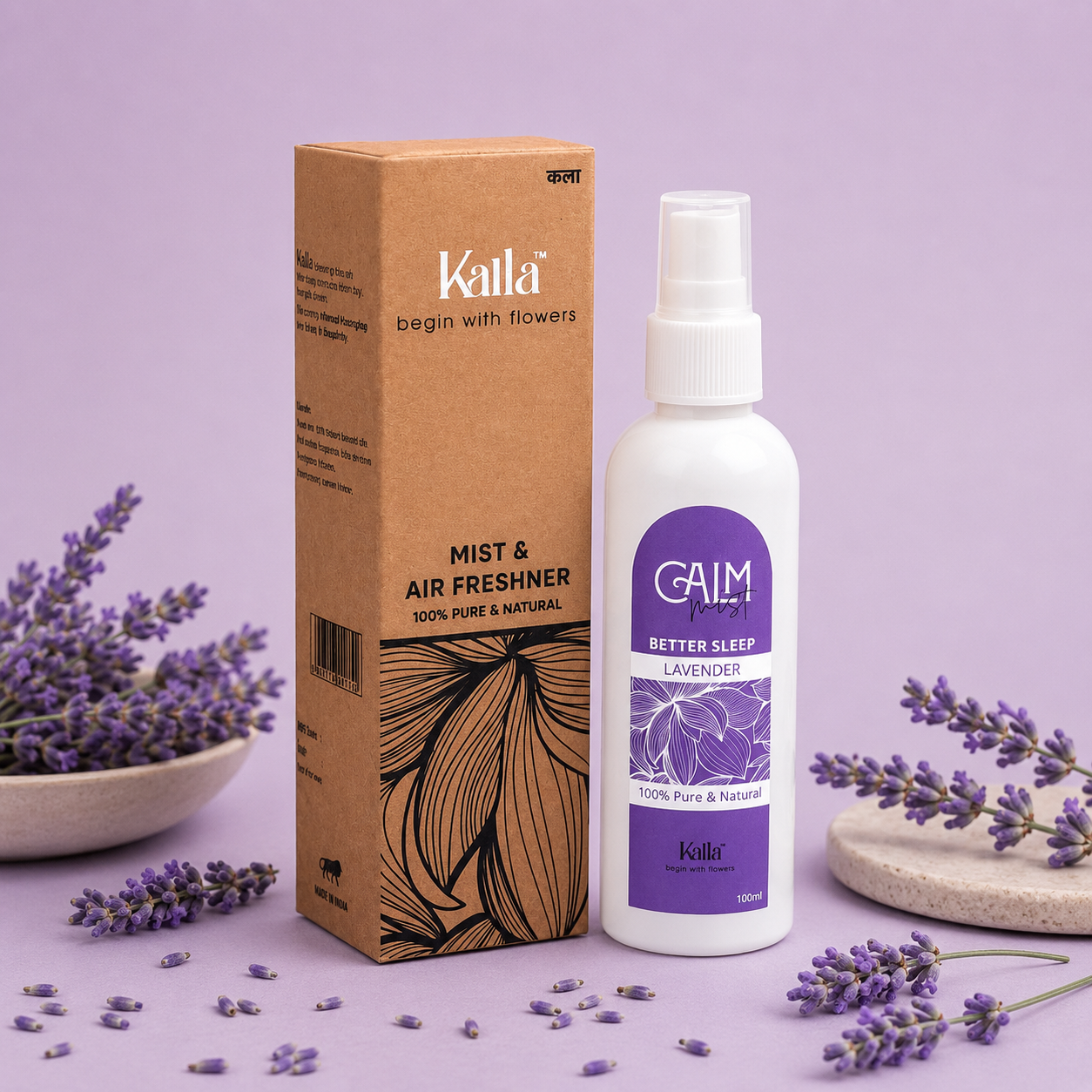Kalla Air Freshner (100ml)- Lavender Calm