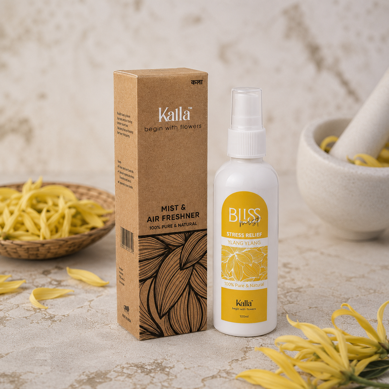 Kalla Air Freshner (100ml)- Ylang Ylang Bliss