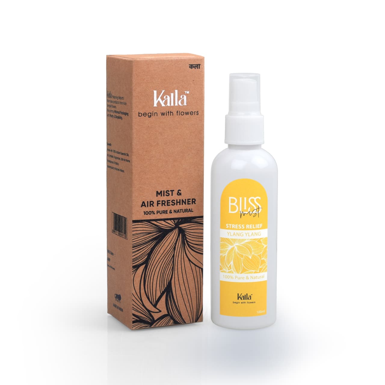Kalla Mist & Air Freshner (100ml)- Ylang Ylang Bliss Mist